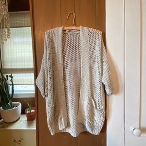 Urban outfitters crochet cardigan sweater